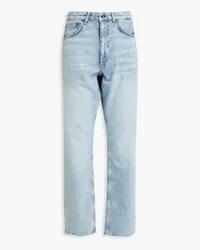 Rag & Bone Fit 4 Jeans aus Denim mit Sitzfalten Blau