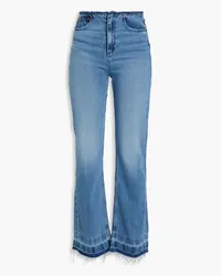 Rag & Bone Peyton halbhohe Bootcut-Jeans inDistressed-Optik Blau