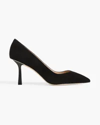 Stuart Weitzman Anny X 85 Pumps aus Veloursleder Schwarz