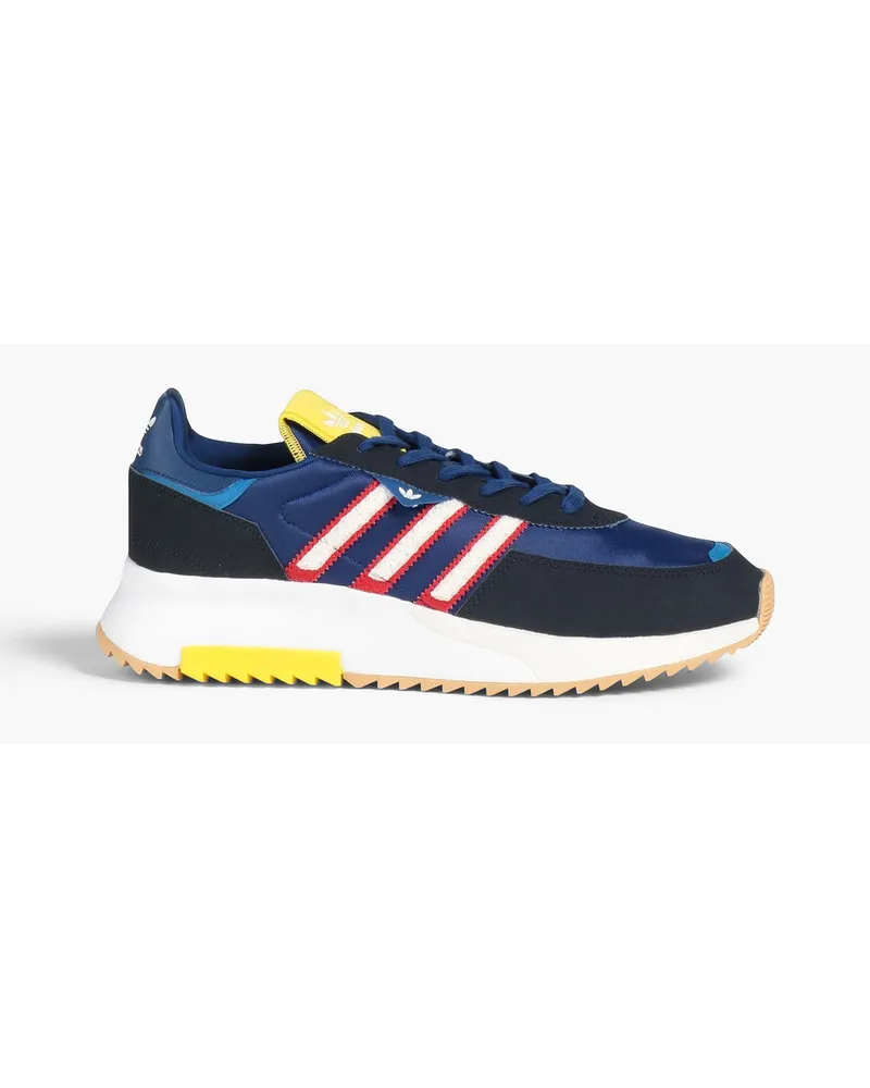 adidas Retropy F2 Sneakers aus Neopren und Webstoff Blau