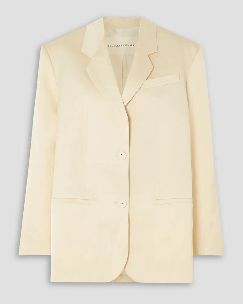 By Malene Birger Rosettan Blazer aus einer Wollmischung Weiß