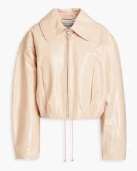 Philosophy Di Lorenzo Serafini Bomberjacke aus Lackleder Neutral