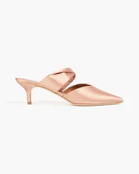 Malone Souliers Maisie Mules aus Satin mit Twist-Detail Pink