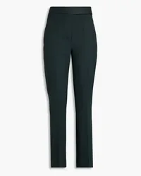 Victoria Beckham Hose mit geradem Bein aus Gabardine Grün