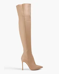 Gianvito Rossi Overknees aus Leder Neutral