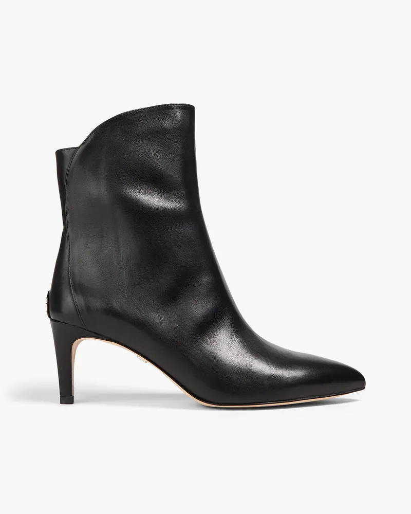 Sam Edelman Ankle Boots aus Leder Schwarz