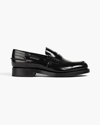 Alexander Wang Loafers aus poliertem Leder Schwarz