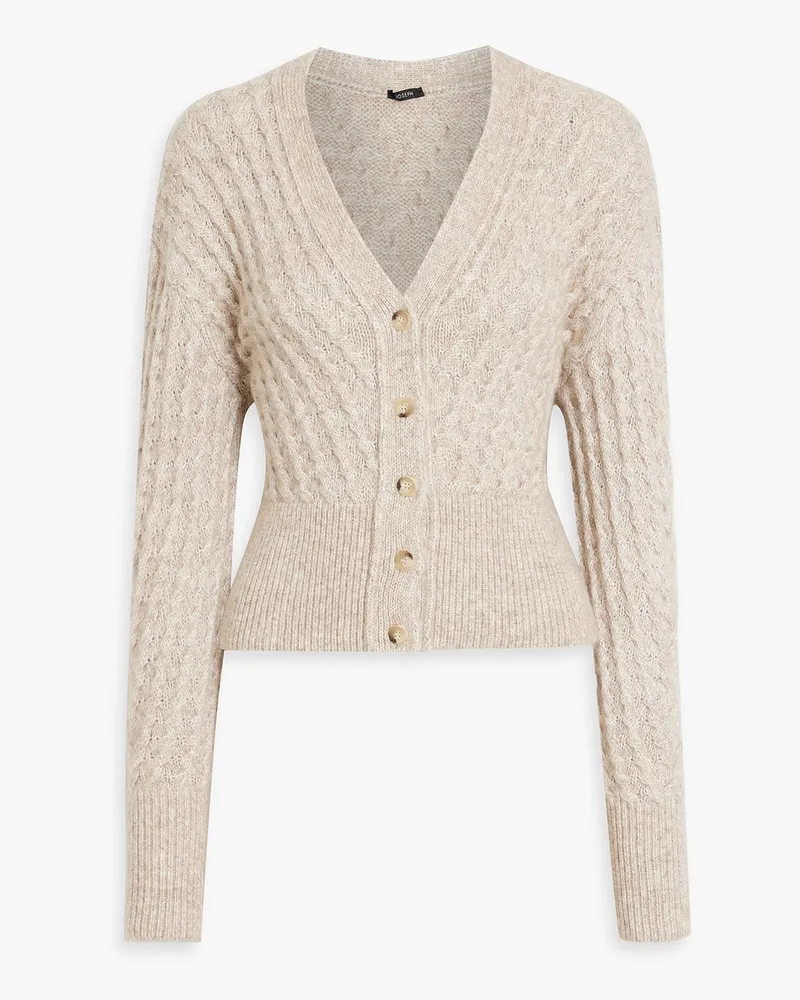 Joseph Cardigan mit Zopfstrickmuster Neutral