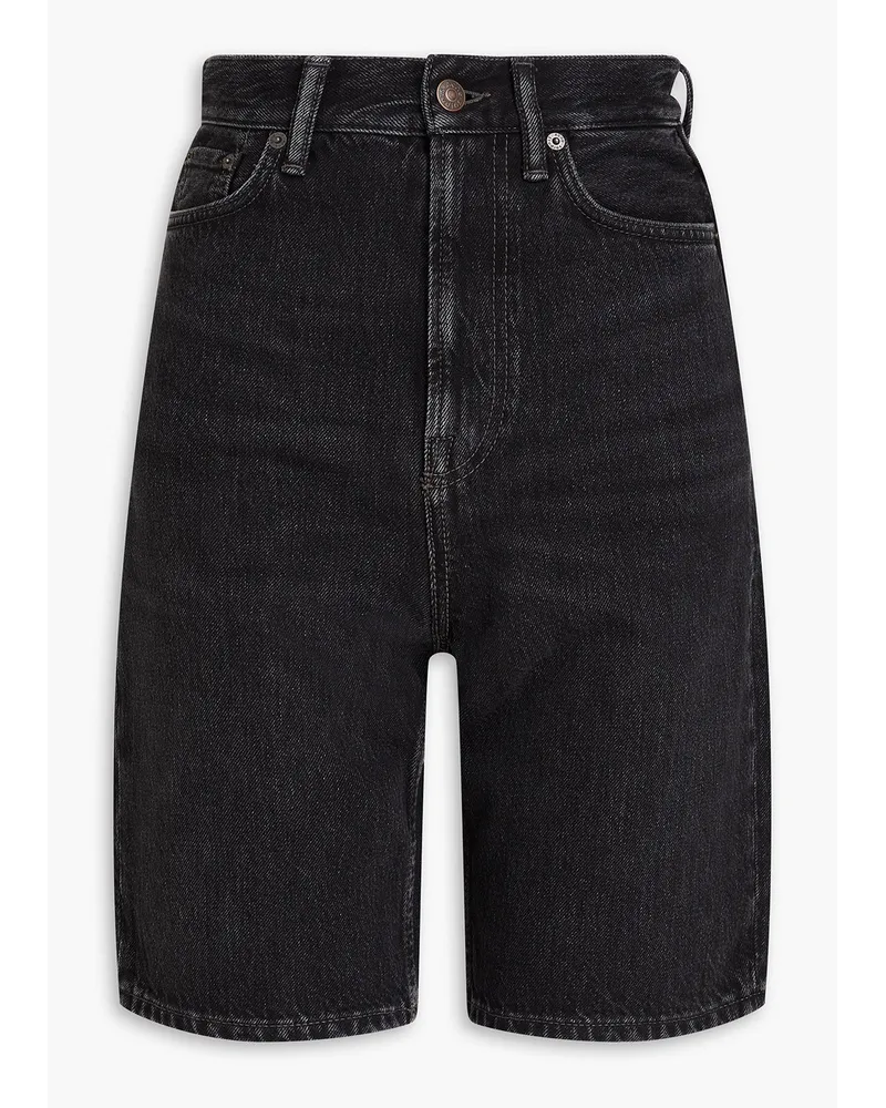 Acne Studios Jeansshorts Schwarz