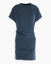 Jacquemus Minikleid aus Stretch-Jersey aus einer Cupromischung Blau