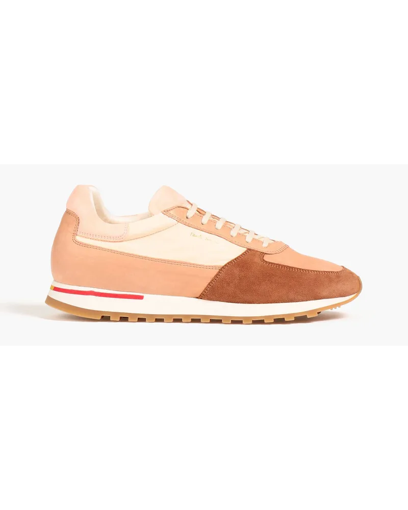 Paul Smith Velo Sneakers aus Veloursleder und Leder inColourblock-Optik Neutral