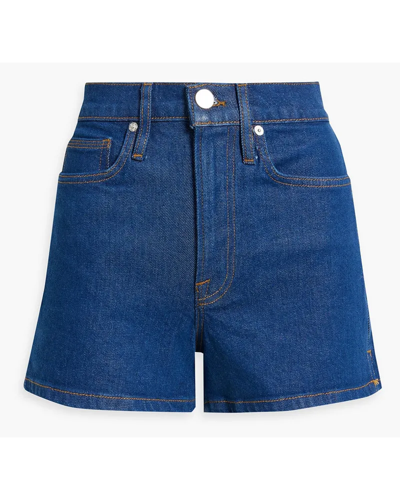 Frame Denim Adele Jeansshorts Blau