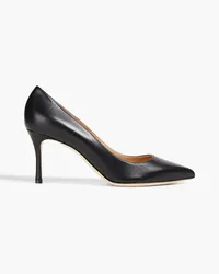 Sergio Rossi New Secret 75 Pumps aus Leder Schwarz