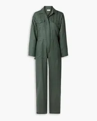 Rivet Utility Powerhouse Jumpsuit aus Leinen Grün