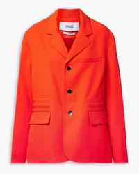 Christopher John Rogers Oversized-Blazer aus Piqué Rot