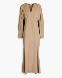 By Malene Birger Malia Midikleid aus Baumwolle Neutral