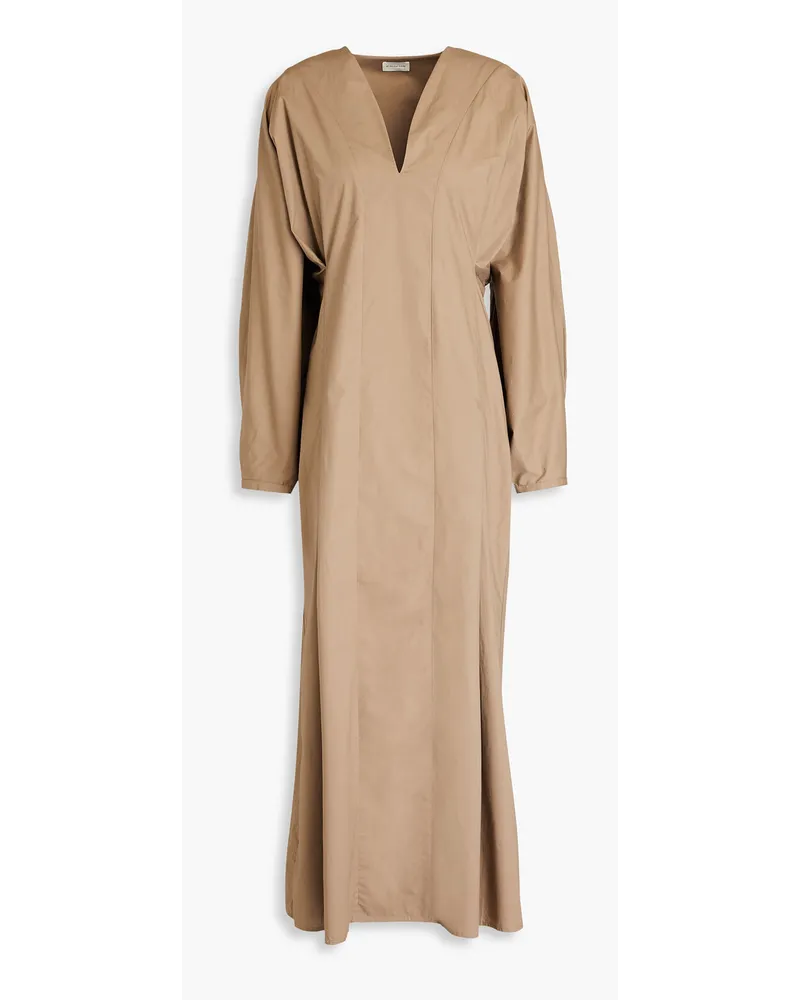 By Malene Birger Malia Midikleid aus Baumwolle Neutral