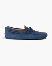 TOD'S Drivers aus Veloursleder Blau