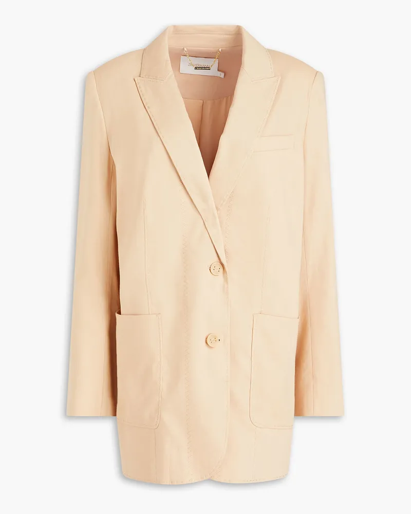 Zimmermann Blazer aus einer Leinenmischung Neutral