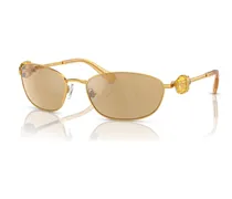 Sonnenbrille, Ovale Form, SK7010, Gelb