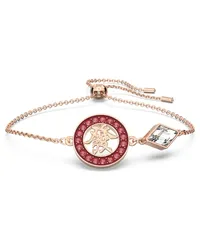 Swarovski Alea Armband, Rot, Roségold-Legierungsschicht Rot