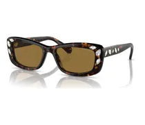 Sonnenbrille, Rechteckform, SK6008, Braun