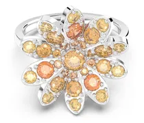 Eternal Flower Ring, Blume, Mehrfarbig, Rhodiniert