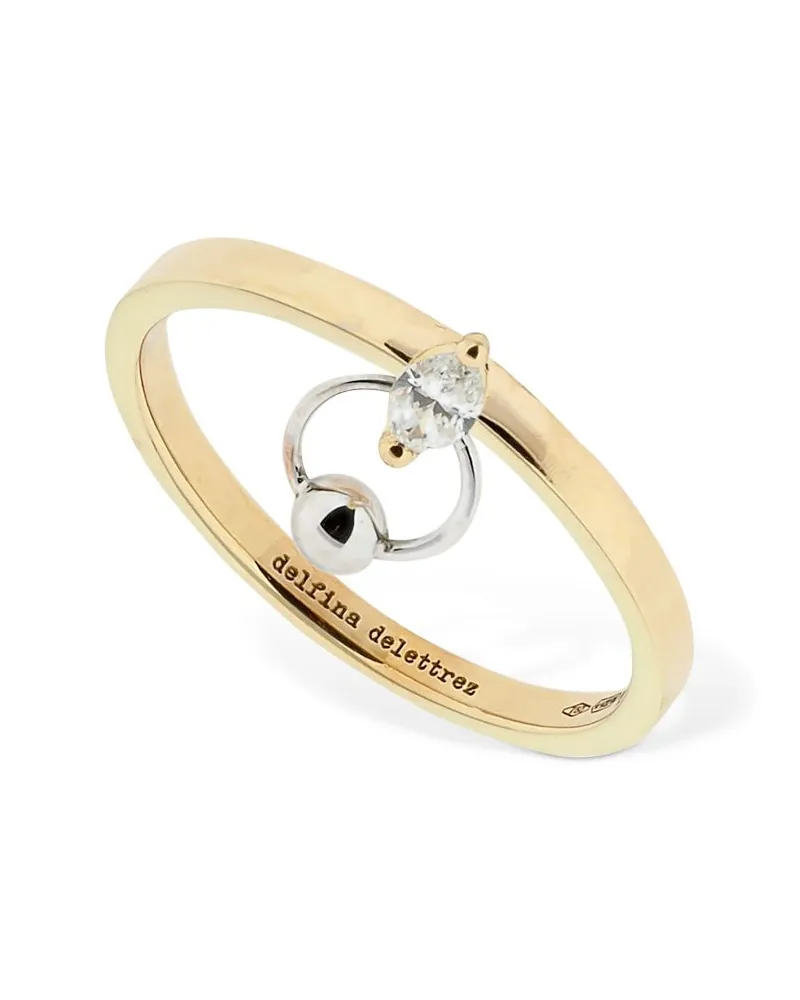 Delfina Delettrez 18 Karat 2-in-1-ring Mit Diamant Gold