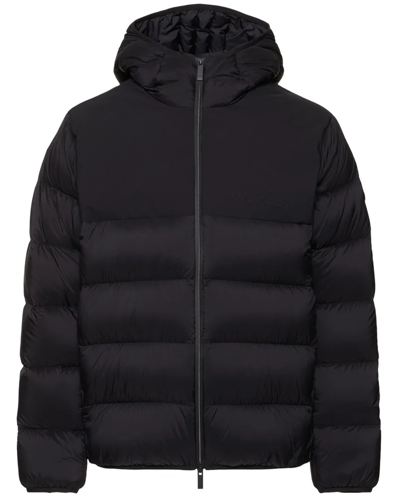 Moncler Nylon-daunenjacke „veumont Schwarz