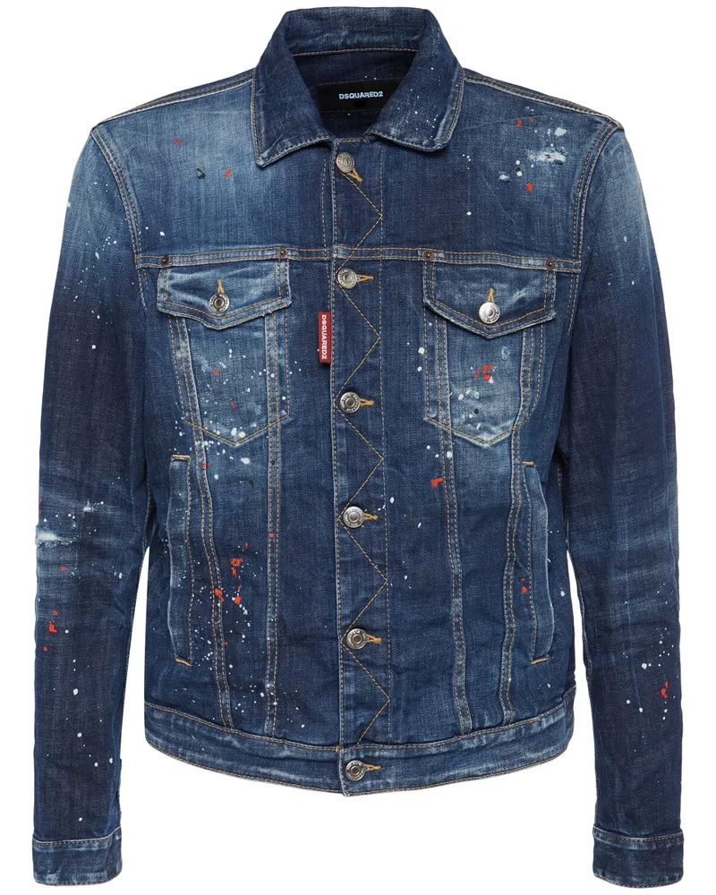 Dsquared2 Jeansjacke „dan Dunkelblau