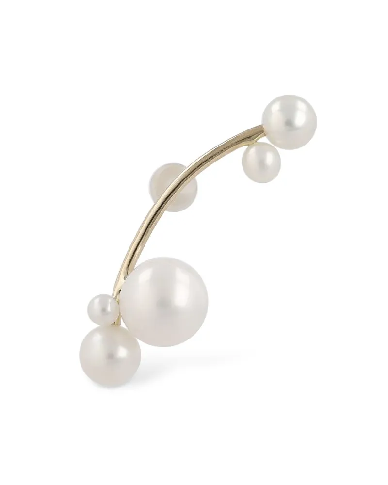 Sophie Bille Brahe Mono-ohrring Aus 18kt Gold Mit Perlen „stellari