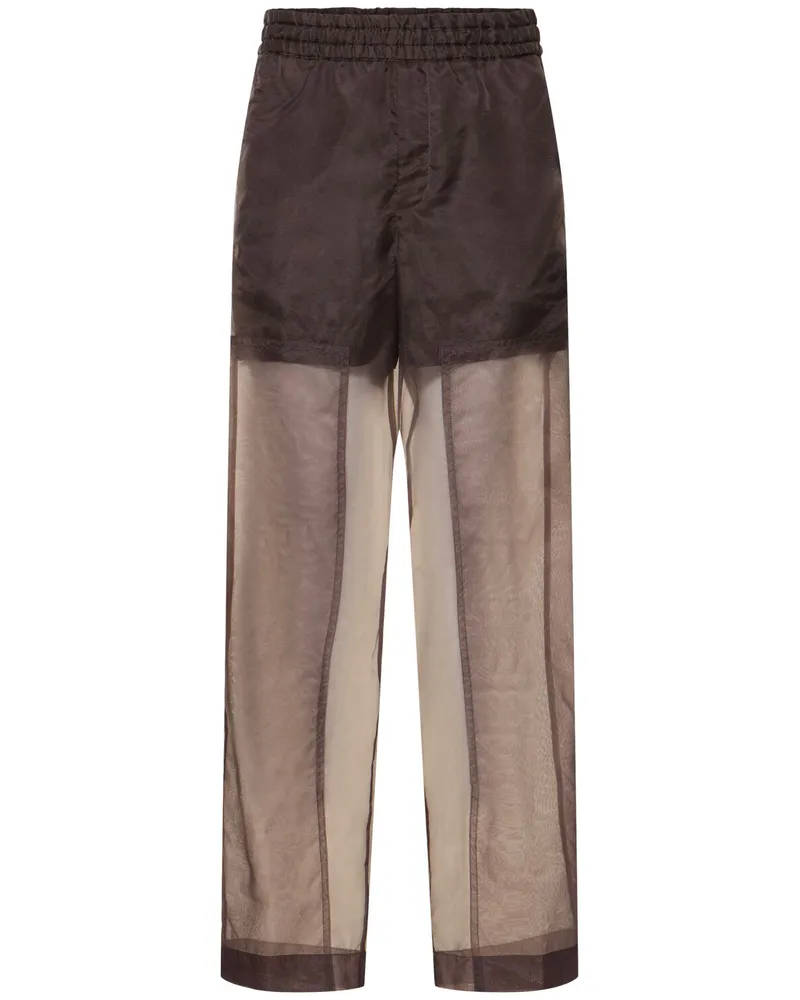 Dries van Noten Pendo Elasticated Waist Pants Braun