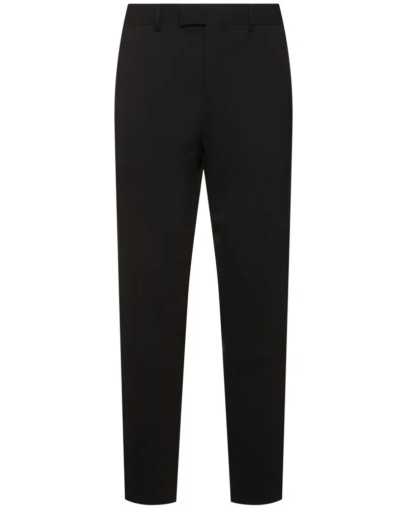 HUGO BOSS Hose Aus Wollmischung „george Schwarz