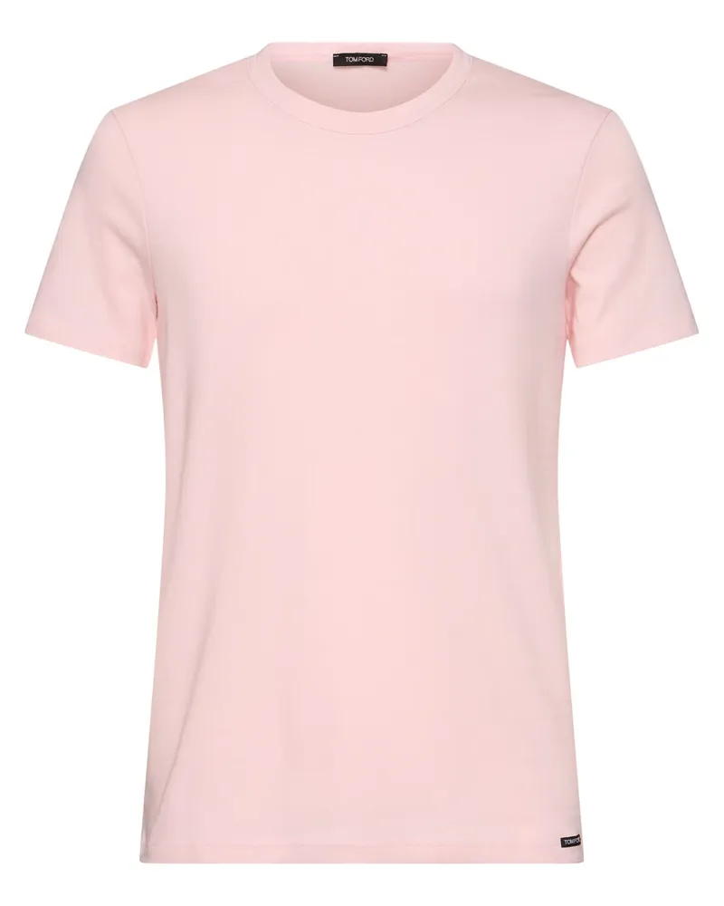Tom Ford T-shirt Aus Baumwolljersey Sanftrosa