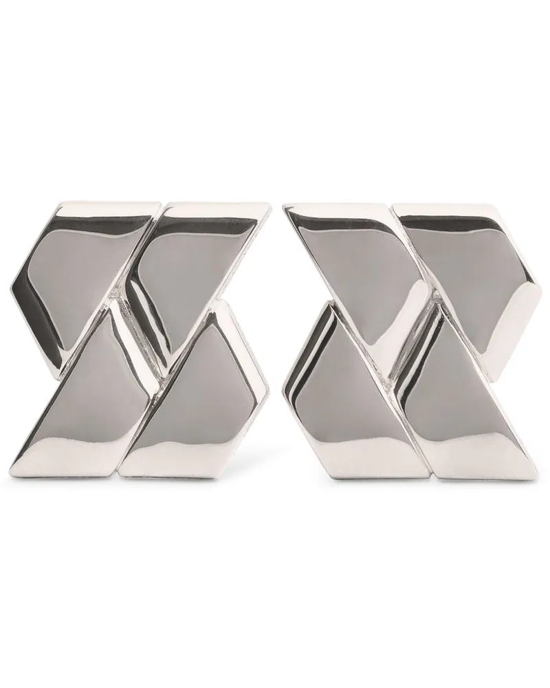 Versace Clip-on-ohrringe „bind Platin