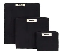 Set: 3 Handtücher aus Bio-Baumwolle