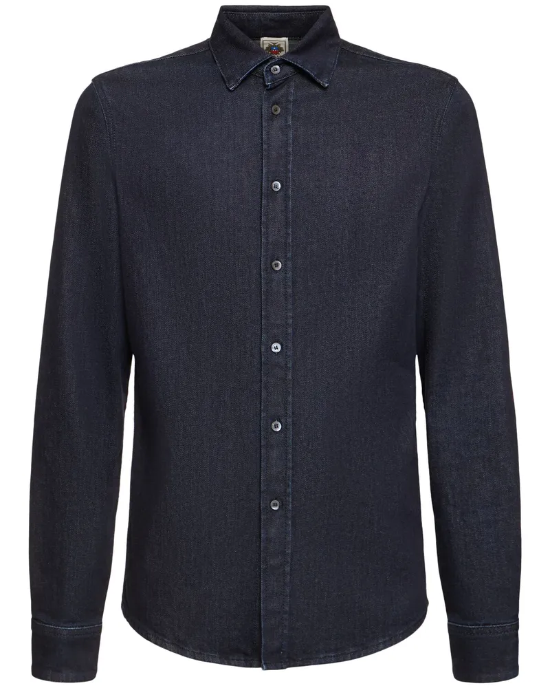 Bally Hemd Aus Baumwollmischdenim „adrian Brody Dark