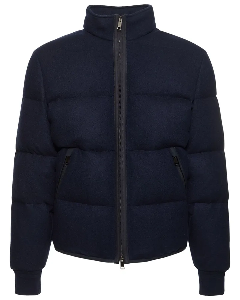 Ermenegildo Zegna Jacke Aus Kaschmir „oasi Dunkelblau