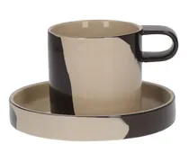 Inlay cup & saucer