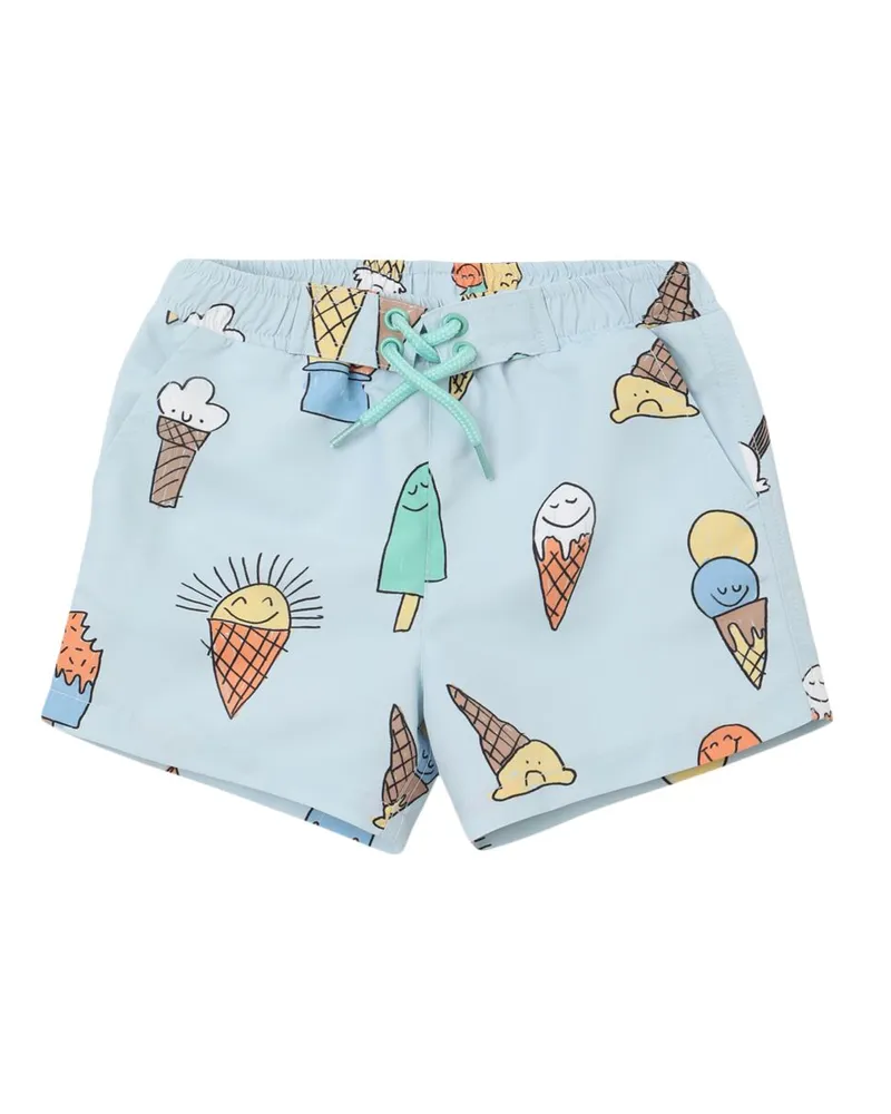 Stella McCartney Kids Poly-badehose Mit Druck Bunt