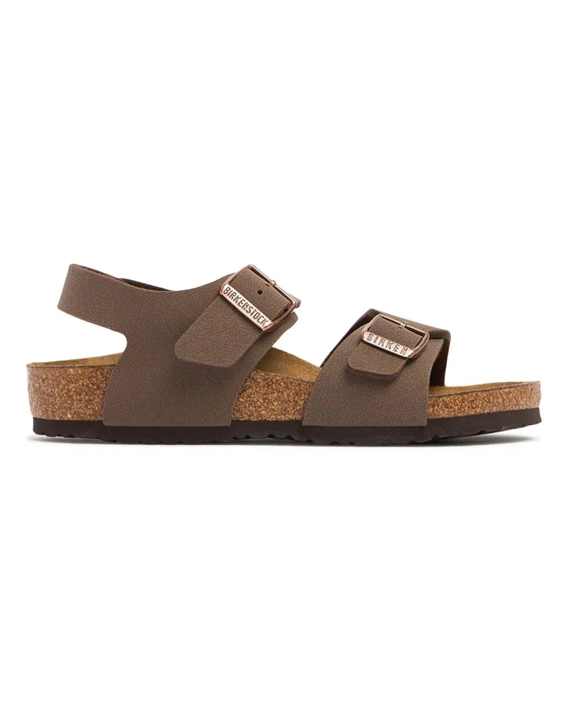 Birkenstock Synthetiksandalen „new York Braun