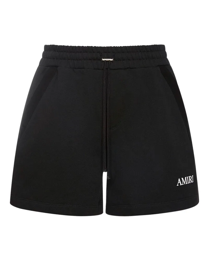 Amiri Badeshorts Aus Technostoff Mit Logo Schwarz