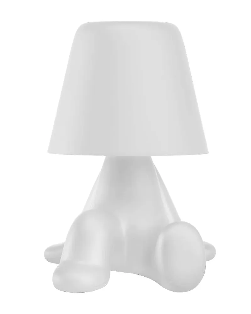 Qeeboo Sweet Brothers Bob Table Lamp Weiß