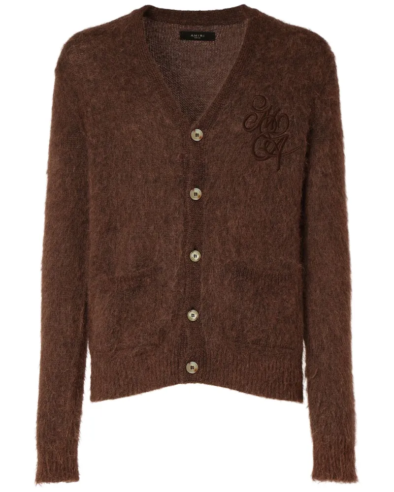 Amiri Cardigan „ma Swirl Braun