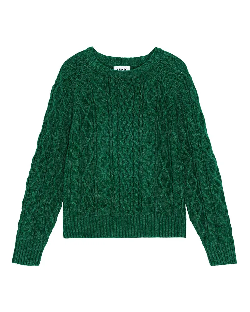 Molo Strickpullover Aus Wollmischung GrüN