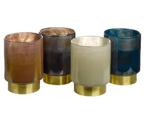 Mehrfarbiges Kerzenhalter-Set
