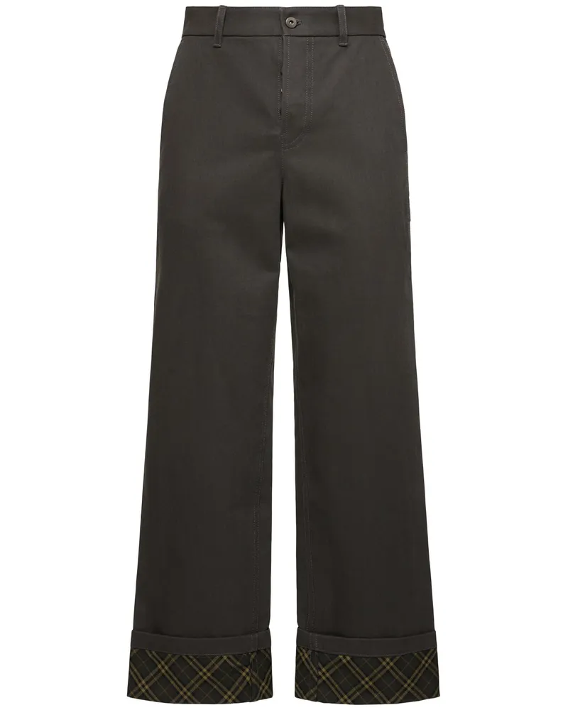 Burberry Hose Mit Entspanntem Schnitt Schwarz