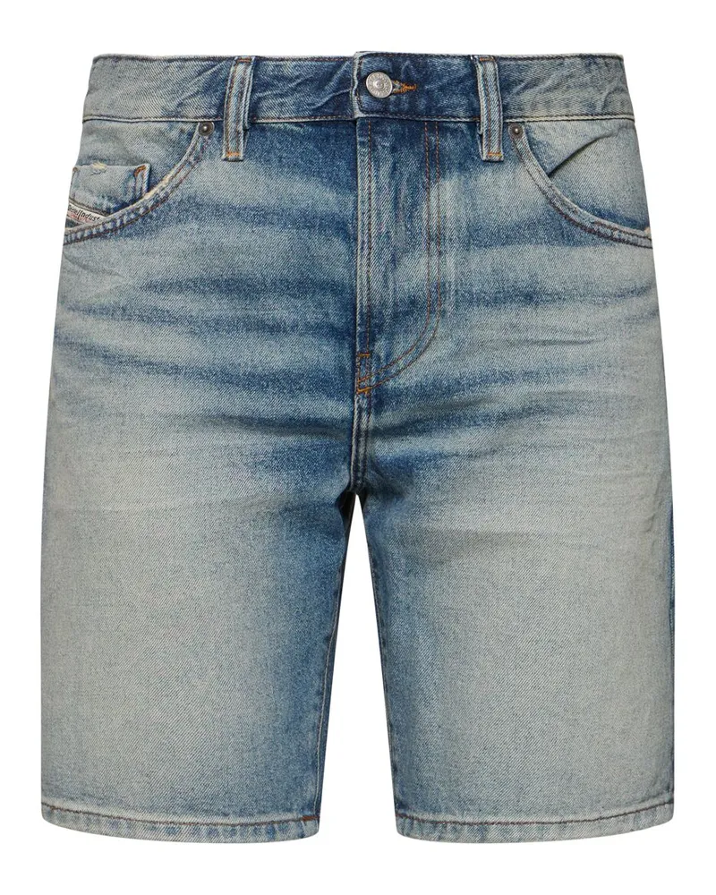 Diesel Shorts Aus Denim „d Hellblau