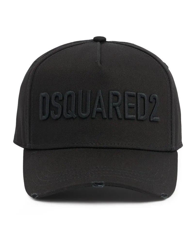 Dsquared2 Kappe Aus Baumwolle Schwarz