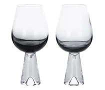 Set of 2 Tank wine glasses